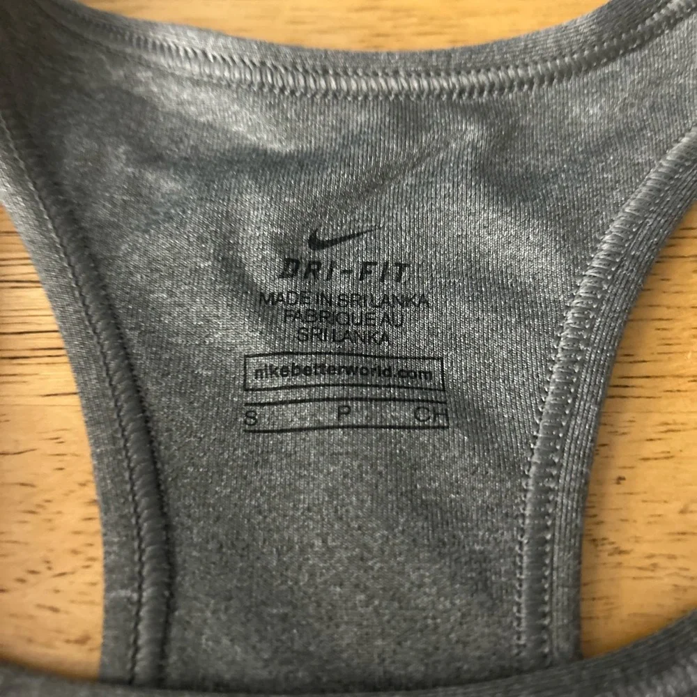Nike Women's Olive Sports Bra - Picture 3 of 3